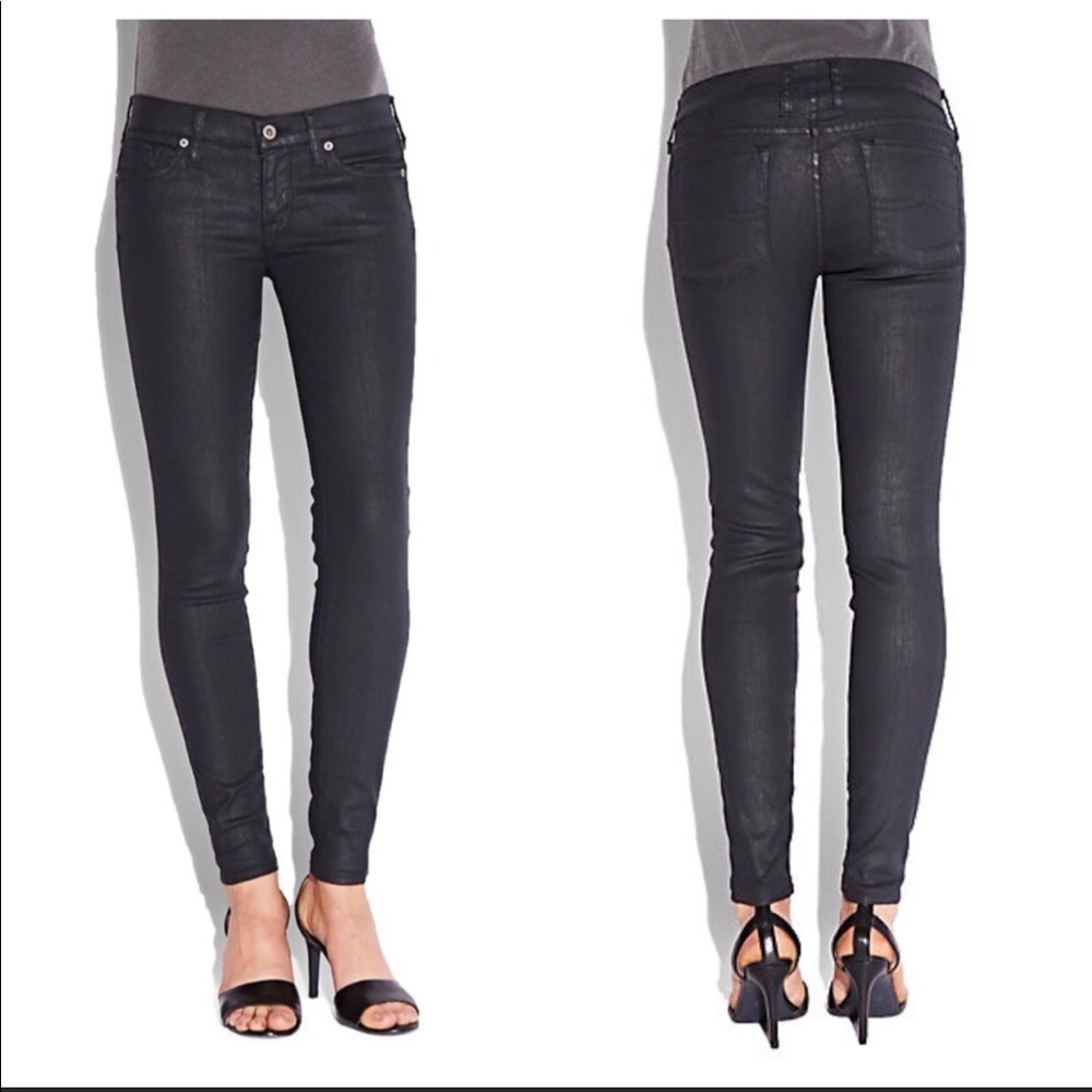 Lucky Brand Charlie Super Skinny Black Pants